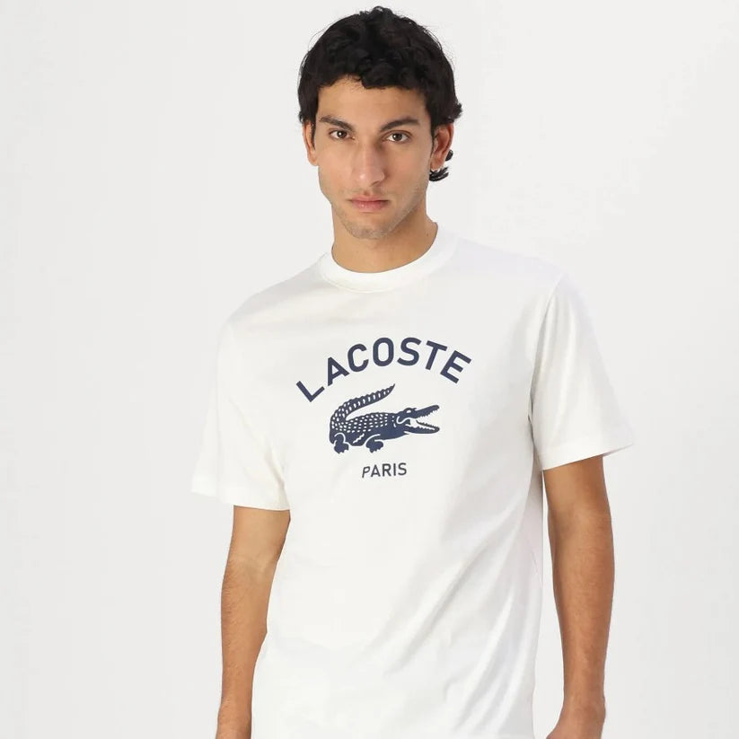 LACOSTE White Tee