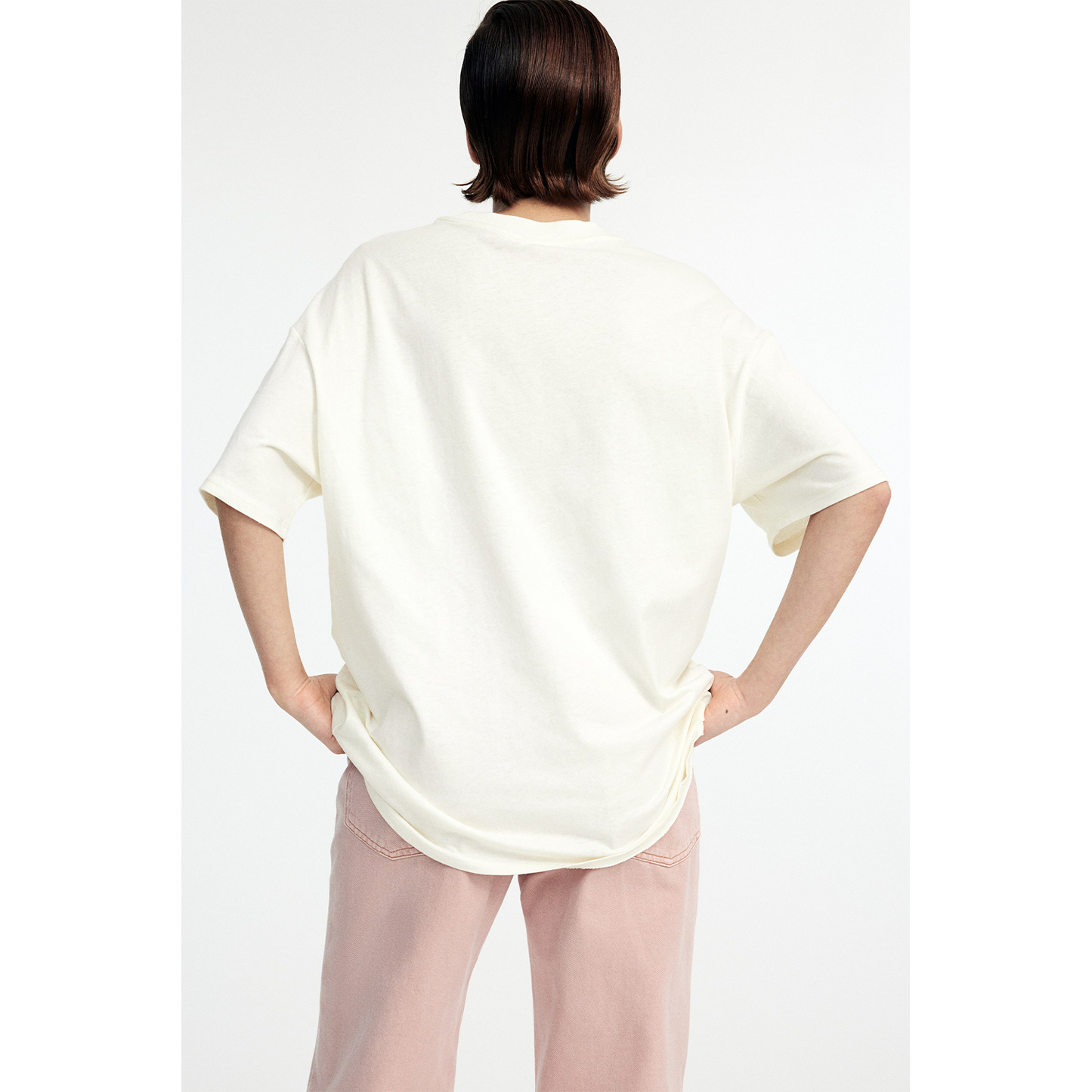 LA BOUTIQUE FLEURS Oversized T-shirt