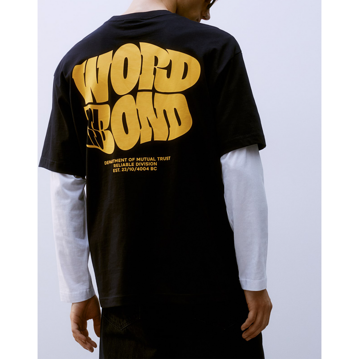 Word Is Bond Loose Fit Printed T-shirt