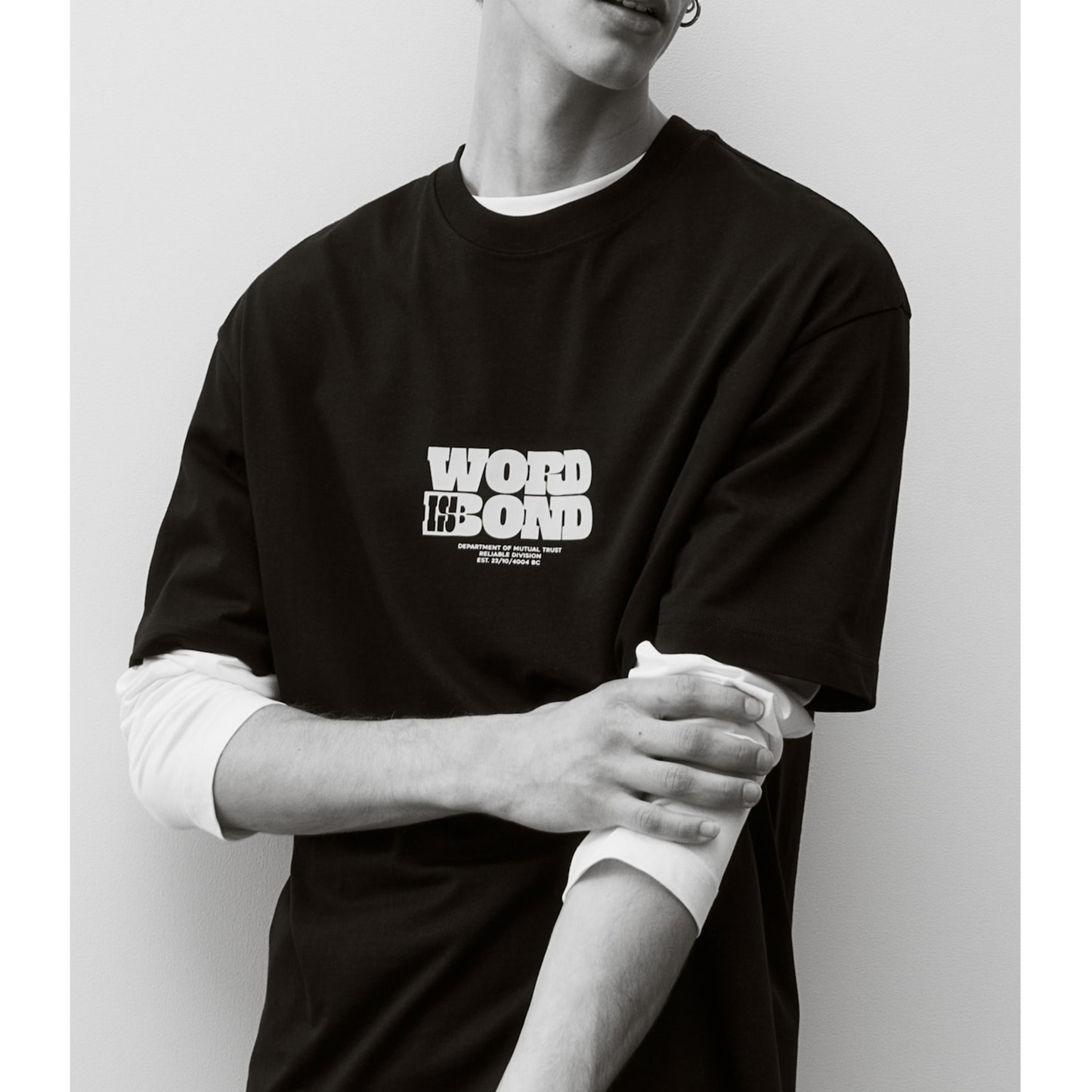 Word Is Bond Loose Fit Printed T-shirt