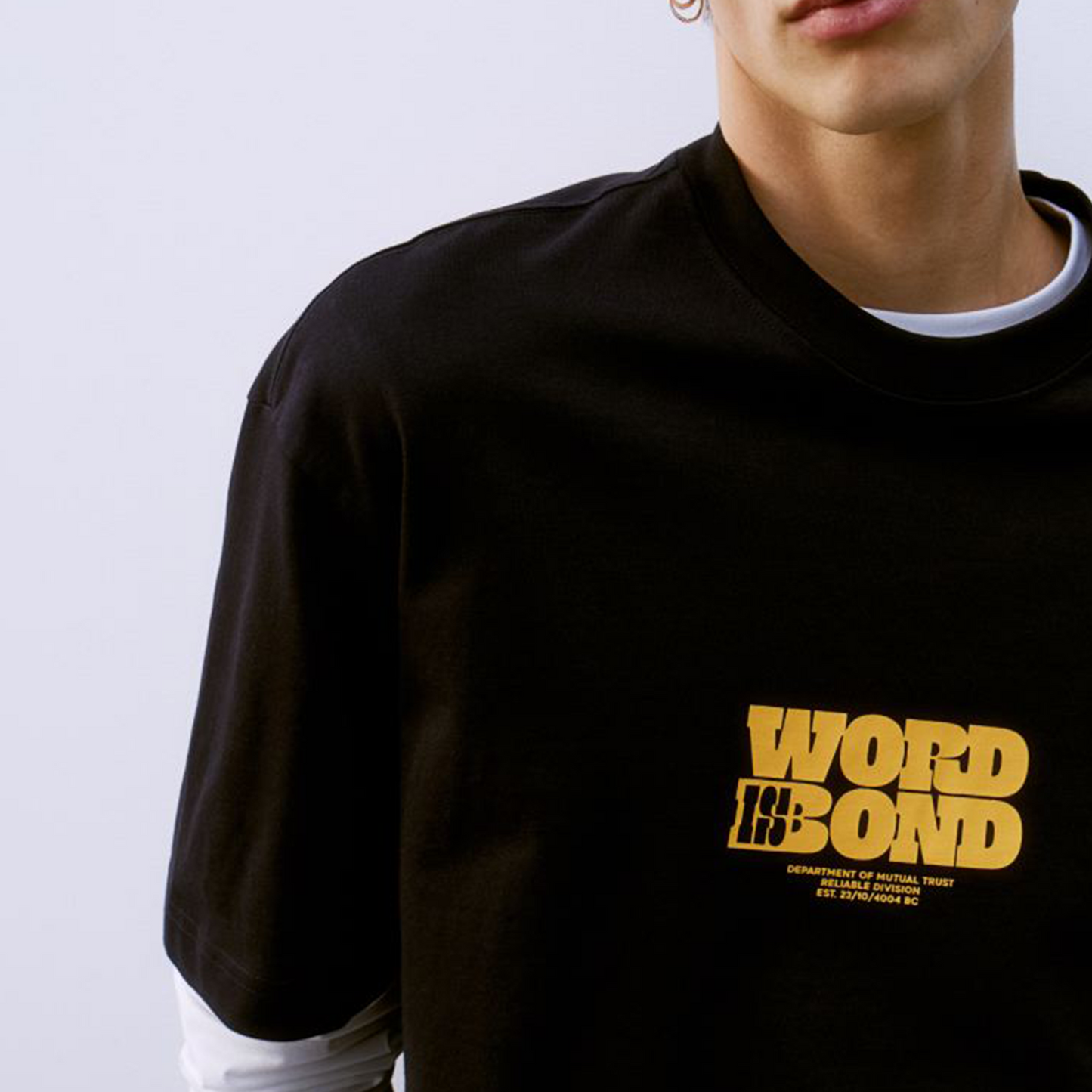 Word Is Bond Loose Fit Printed T-shirt