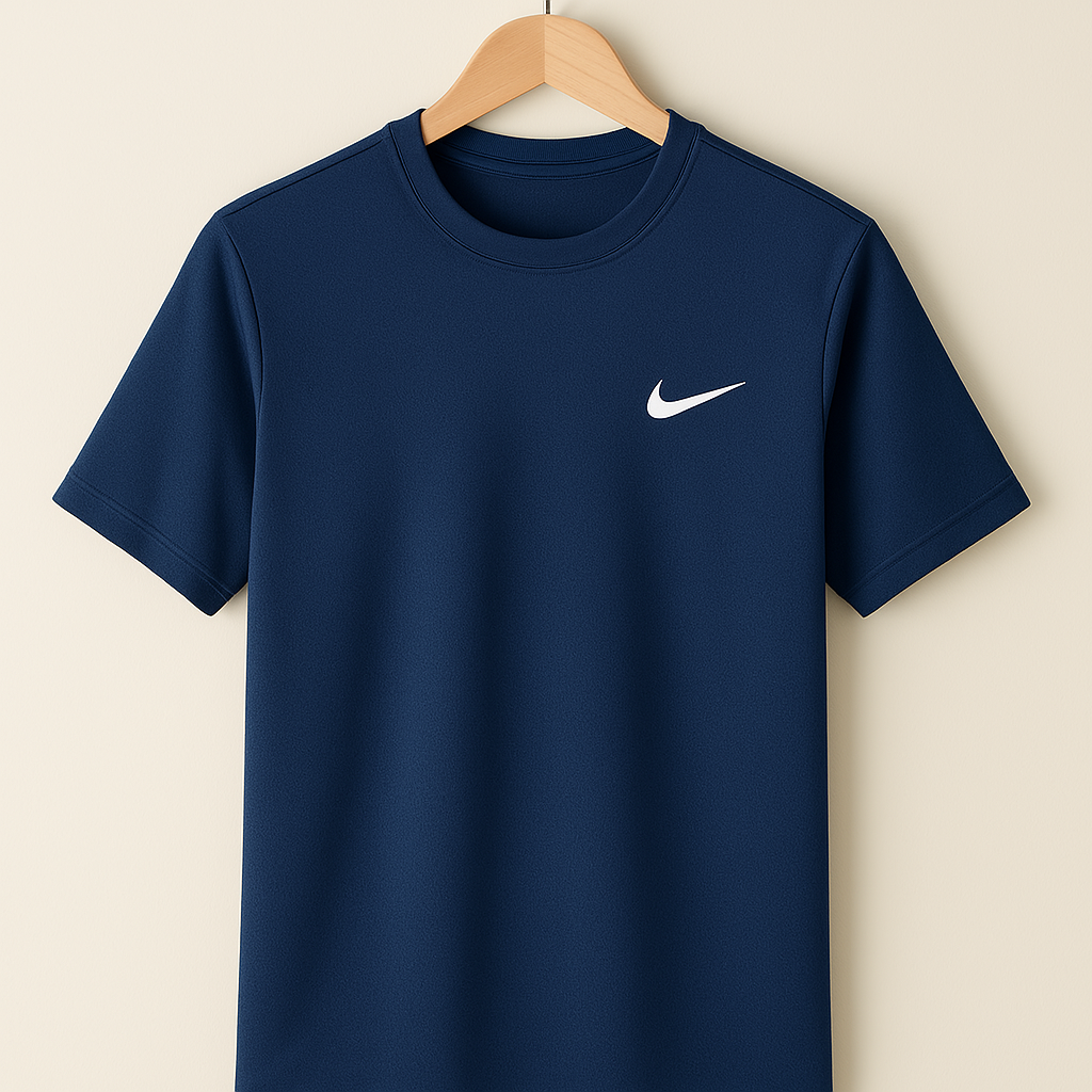 Dri Fit Blue Nike Logo Crew