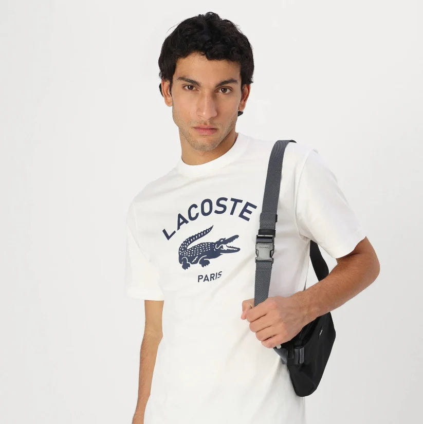 LACOSTE White Tee