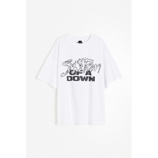 System Of A Down Oversized Printed T-shirt