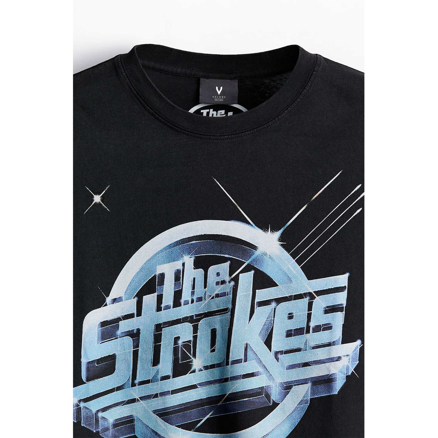 The Stroke Loose Fit Vintage-look printed T-shirt